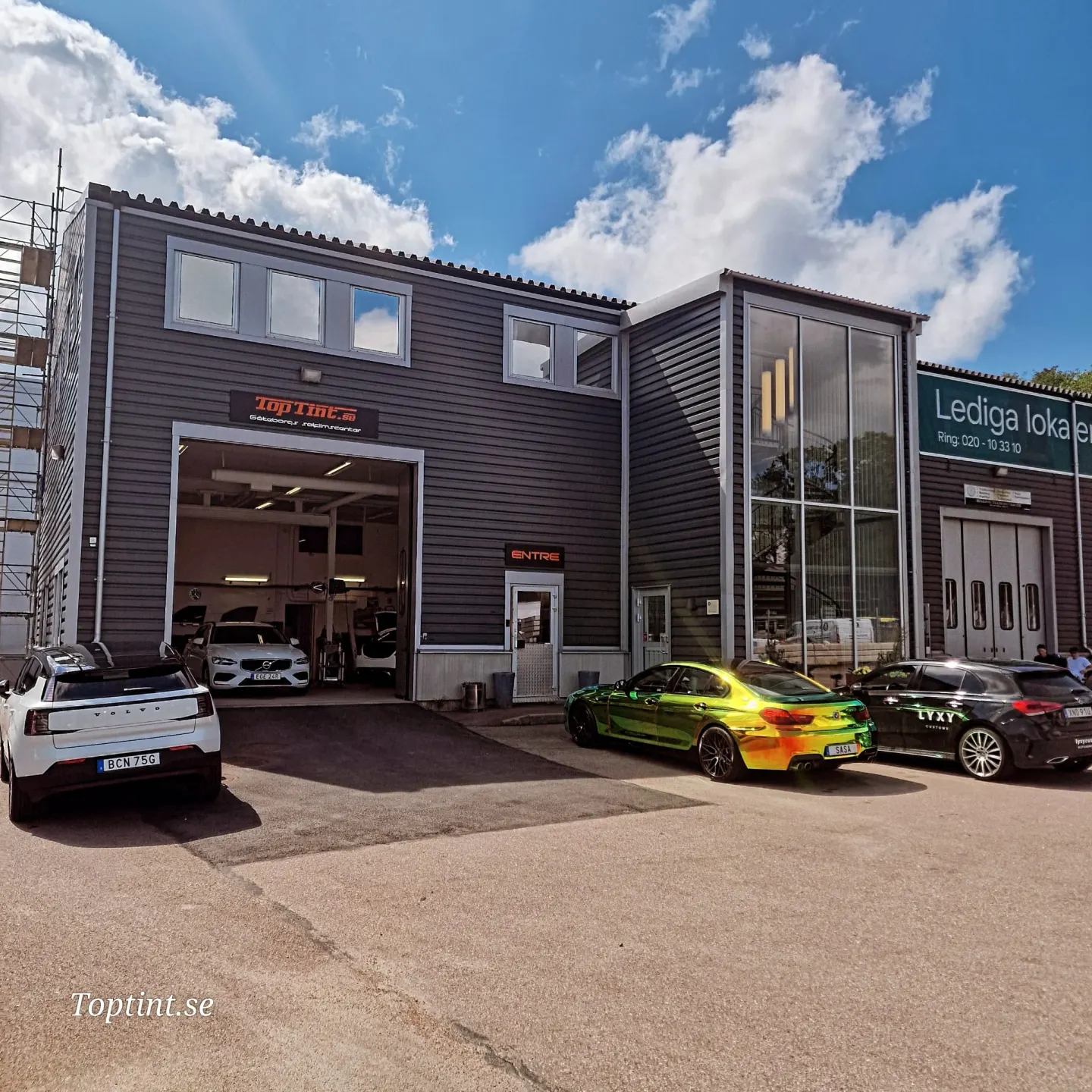 Toptints lokal i Göteborg